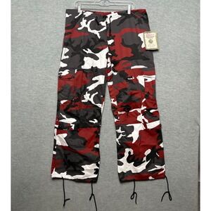 Rothco Red Black White Camouflage Cargo Pants